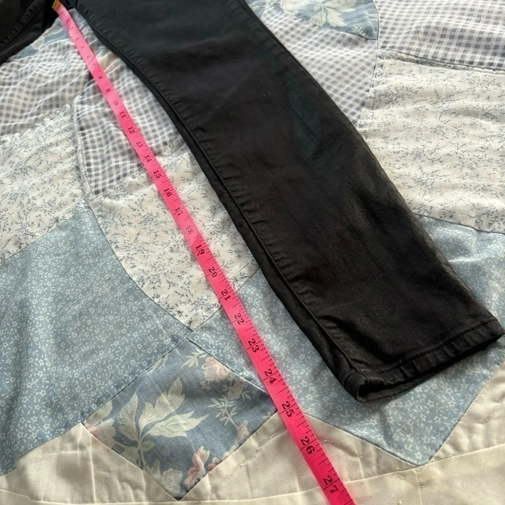 FRAME - Le High Skinny Coated Noir Coated Jeans
